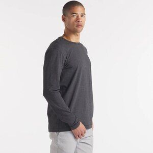 Public Rec men's heathered gray Go-To long sleeve T shirt size medium